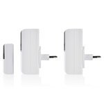 Byron Ensemble de sonnette sans fil avec 2 sonnettes Gris