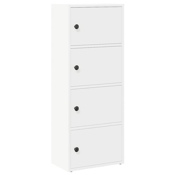 vidaXL Bibliothèque blanc 40x24x102 cm bois d'ingénierie