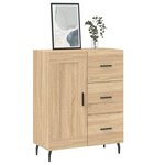 vidaXL Buffet chêne sonoma 69 5x34x90 cm bois d'ingénierie
