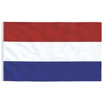vidaXL Drapeau des Pays-Bas et mât 6 23 m Aluminium