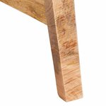 vidaXL Table de Toilette avec étagère Marron bois de manguier massif