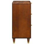 vidaXL Buffet Marron 40 x 33.5 x 75 cm Rotin et bois de mango massif