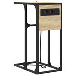 vidaXL Table de chevet Chêne sonoma Bois d'ingénierie