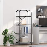 vidaXL Étagère Sonoma gris 60 x 30 x 146 cm Bois d'ingénierie