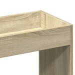 vidaXL Buffet haut chêne sonoma 63x33x140 cm bois d'ingénierie
