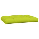 vidaXL Coussins de palette lot de 2 vert vif tissu