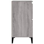 vidaXL Buffet Sonoma gris 60x35x70 cm Bois d'ingénierie