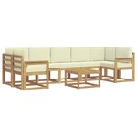 vidaXL Ensemble de canapés d'extérieur 6 pc