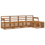 vidaXL Ensemble de canapés d'extérieur 5 pc Naturel