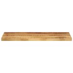 vidaXL Dessus de table rectangulaire bois massif de manguier brut