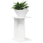 vidaXL Support de Plante Blanc 25 x 25 5 x 40 5 cm Bois d'ingénierie