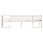 vidaXL Cadre de lit pour enfants blanc 80x200 cm bois de pin massif