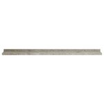vidaXL Étagères murales 2 Pièces Gris béton 100x9x3 cm