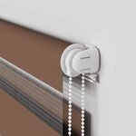 vidaXL Store zèbre marron 45x200 cm largeur du tissu 40 9 cm polyester