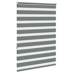 vidaXL Store zèbre gris foncé largeur du tissu 100 9 cm polyester