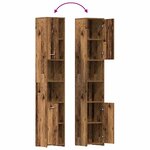 vidaXL Ensemble de meubles salle de bain 4 Pièces bois d'ingénierie