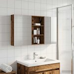 vidaXL Ensemble de Meubles de Salle de Bain 3 Pièces 140 x 14 5 x 70 cm