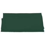 vidaXL Tissu de remplacement pour parasol déporté Vert 350 cm