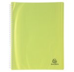 Porte vues reversible polypropylène rigide Linicolor® 60 vues A4 Aléatoire EXACOMPTA