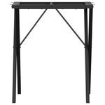 vidaXL Pieds de table à manger cadre en X 60x40x73 cm fonte