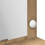 vidaXL Coiffeuse chêne artisanal 100 x 41 x 135 cm Bois d'ingénierie