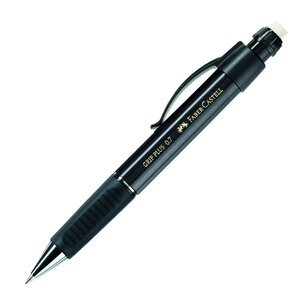 Porte-mine GRIP PLUS 1307 noir métallique mine de 0 7mm FABER-CASTELL