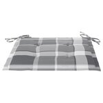 vidaXL Chaises pliables de jardin avec coussins lot de 8 Teck solide