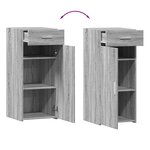 vidaXL Buffet sonoma gris 40x42 5x93 cm bois d'ingénierie