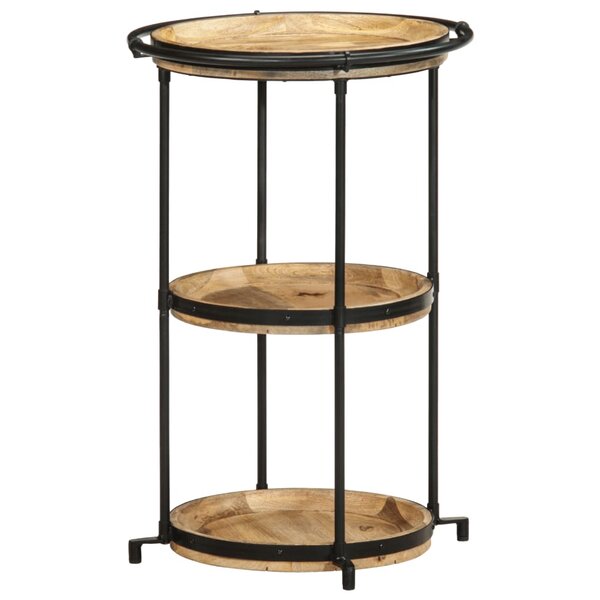vidaXL Table d'appoint Ø55x83 cm bois de manguier massif