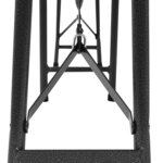 vidaXL Bancs de jardin pliables 2 Pièces 180 cm PEHD Noir