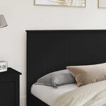 vidaXL Tête de lit Chêne noir 180 cm Bois d'ingénierie