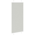 vidaXL Store plissé gris clair 85x200 cm largeur du tissu 84 4 cm