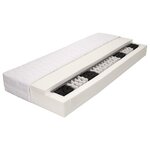vidaXL Matelas 100 x 200 cm 7 zones Ressort ensaché 20 cm H3