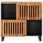 vidaXL Buffet 80x34x75 cm bois d'acacia massif
