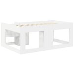 vidaXL Cadre de lit pour enfants avec rangement Blanc 80 x 160 cm