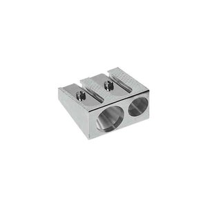 Double taille crayon en Metal Argent FABER-CASTELL