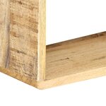 vidaXL Ensemble d'étagère cube 3 Pièces bois solide de manguier
