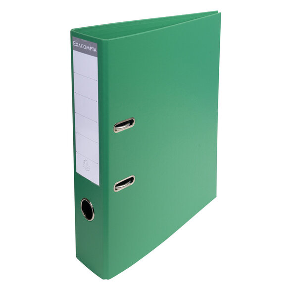 Classeur à levier EXP. PVC A4 D70 VERT x 50 EXACOMPTA