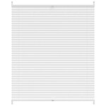 vidaXL Store plissé 100x150 cm Blanc