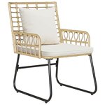 vidaXL Ensemble de salle à manger pour jardin 3 Pièces Noir  Anthracite