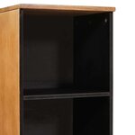 vidaXL Cabinet de salle de bain Marron clair 38 x 33.5 x 160 cm