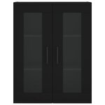 vidaXL Armoire murale noir 69 5x34x90 cm