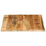 vidaXL Dessus de table 100x80x3 8cm bord vif bois massif manguier brut