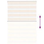 vidaXL Store zèbre beige marbré largeur du tissu 100 9 cm polyester