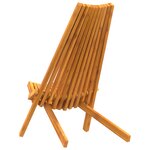 vidaXL Chaises de Jardin Pliantes 2 Pièces Bois Acacia