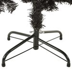 vidaXL Sapin de Noël étroit Noir 150 cm