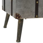 vidaXL Table basse MDF et aluminium 102x51x47 5 cm