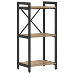 vidaXL Bibliothèque chêne artisanal 40 x 30 x 83 cm Bois d'ingénierie