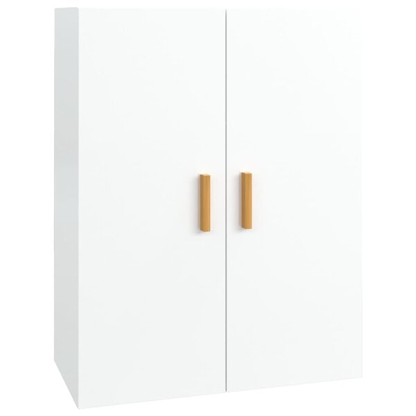 vidaXL Armoire murale suspendue Blanc brillant 69 5x34x90 cm