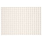 vidaXL Couverture lestée Crème clair 137x200 cm 10 kg Tissu